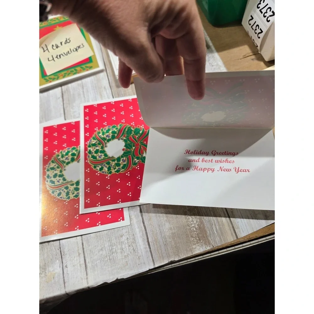 Hallmark Holiday Greeting Card Lot 152 Count Christmas Thanksgiving Envelopes